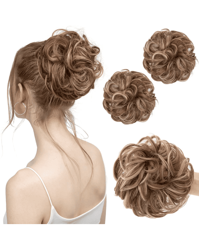 Premium Natural Hair Bun Scrunchie tone 22/18