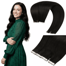 Invisible Tape Hair Extensions 60 cm, Tone 1B