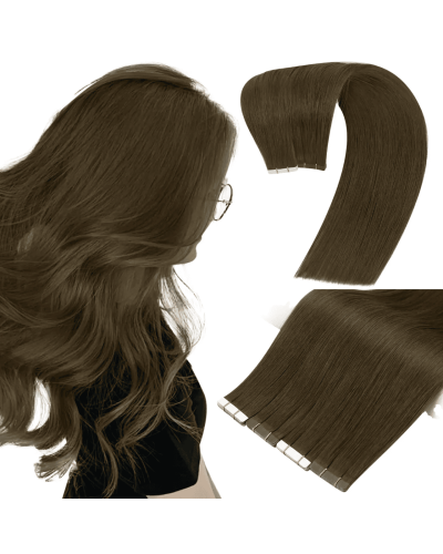 Invisible Tape Hair Extensions 60 cm, Tone 4