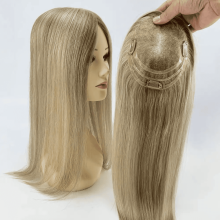 Human Hair Topper Tone 7 - 12