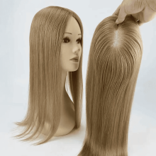 Human Hair Topper Tone 8