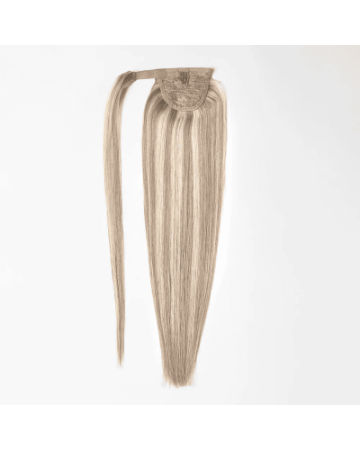 Clip-in ponytail on ribbon 50 cm. Tone 10 - 60