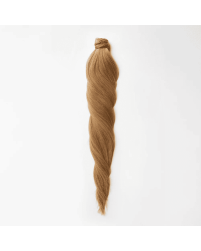 Clip-in ponytail on ribbon 50 cm. Tone 12