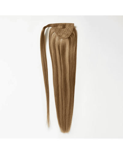 Clip-in ponytail on ribbon 50 cm. Tone 4 - 10