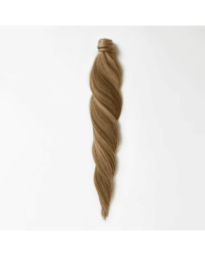 Clip-in ponytail on ribbon 50 cm. Tone 4 - 10