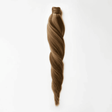 Clip-in ponytail on ribbon 80 cm. Tone 4 - 8