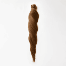 Clip-in ponytail on ribbon 80 cm. Tone 8