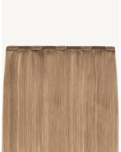 Natural clip-in hair (weft set) 60 cm, color 10