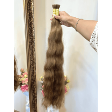 Slavic Bulk Hair 50 cm, Tone 7 wavy